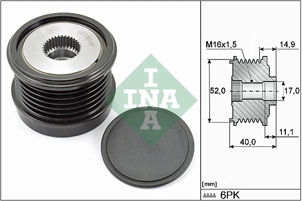 Alternator Freewheel Clutch